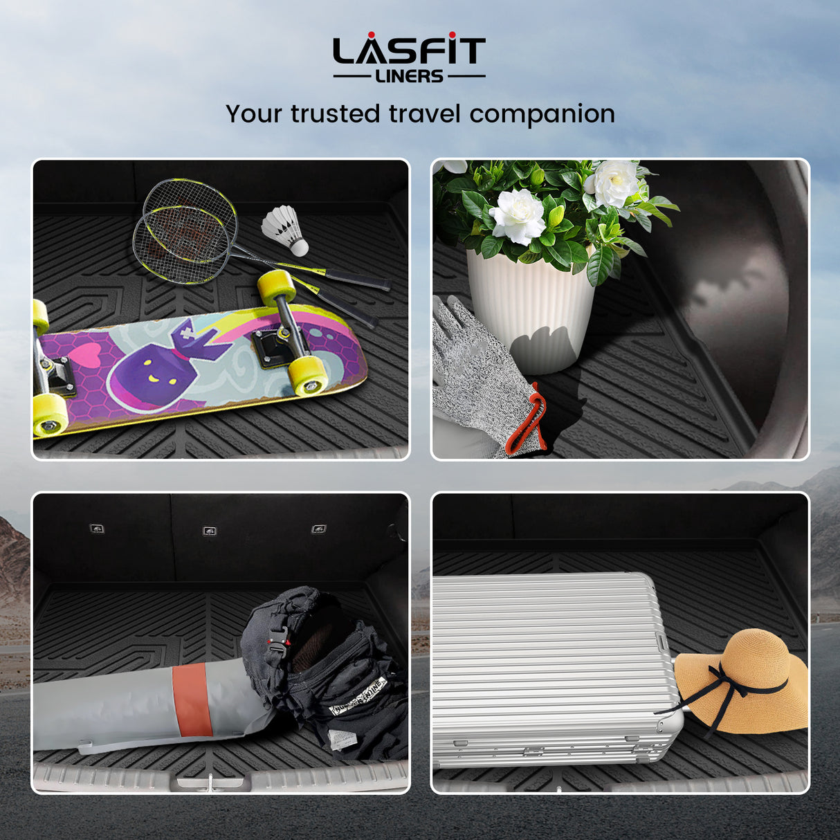 Fit for 2023-2025 Kia Niro EV Floor Mats or Cargo Mat, Fit Equipped with the Optional Dual Level Cargo Board Only