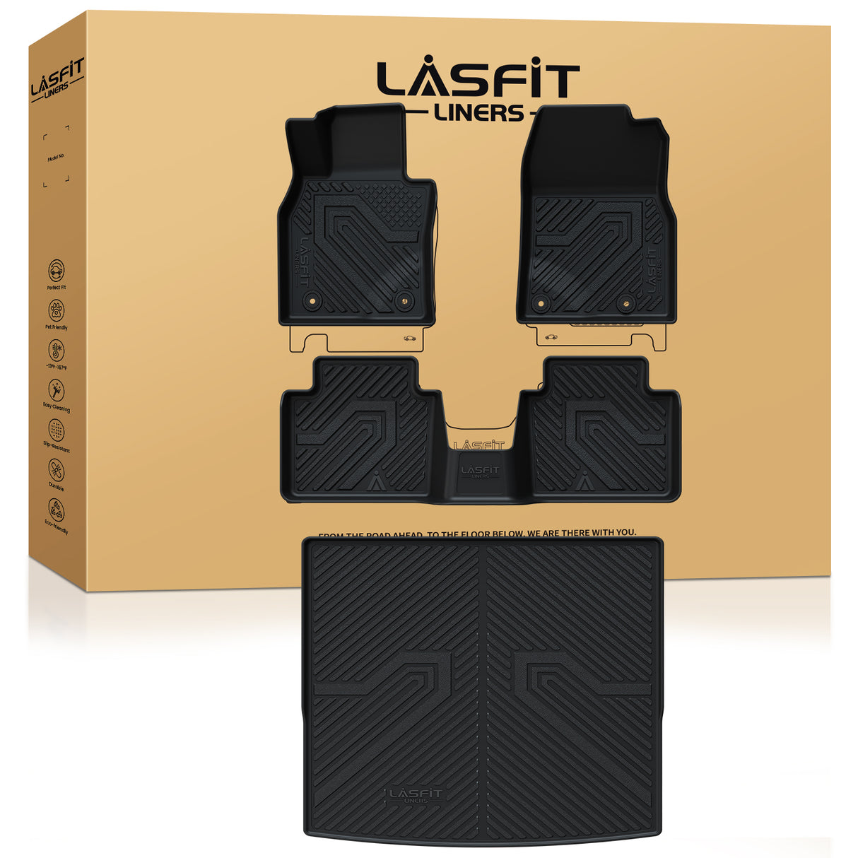 Fit for 2023-2025 Mazda CX-50 Floor Mats & Cargo Mat(Not for 25 Hybrid)