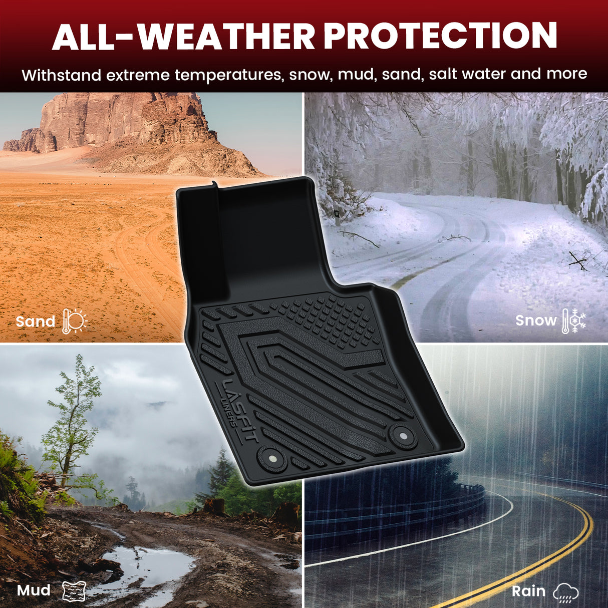 Fit for 2023-2025 Mazda CX-50 Floor Mats & Cargo Mat(Not for 25 Hybrid)