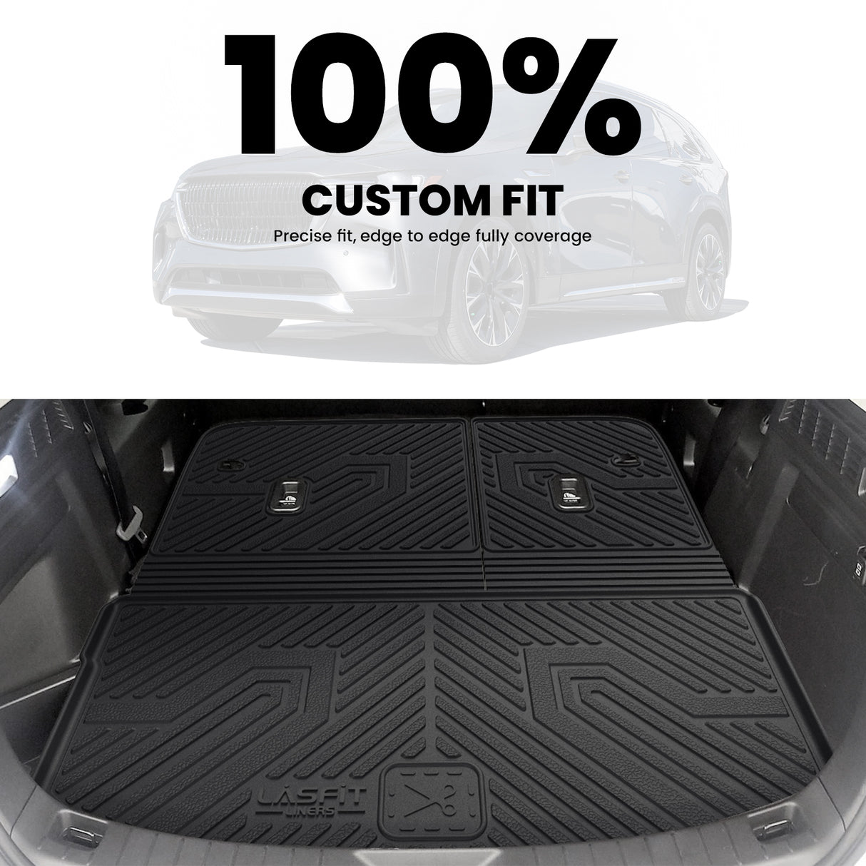 Fit for 2024-2025 Mazda CX-90 (Include CX-90 PHEV) Floor Mats or Cargo & Seatback Mat