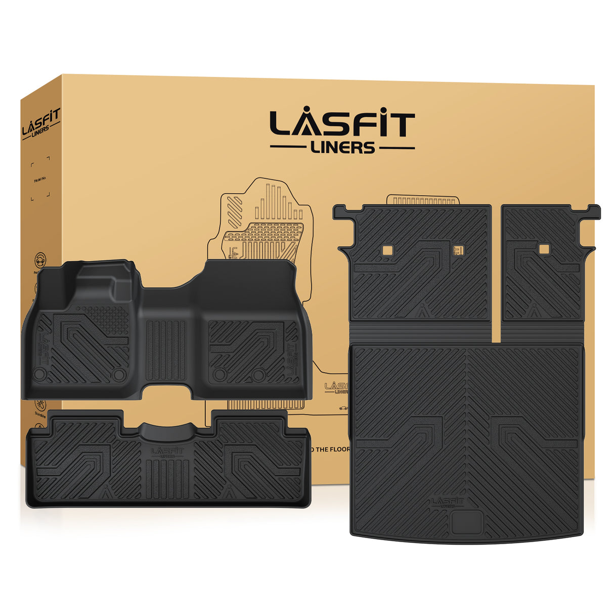 2023-2025 Nissan Ariya 1st & 2nd Floor Mats & Cargo & Seatback Mats