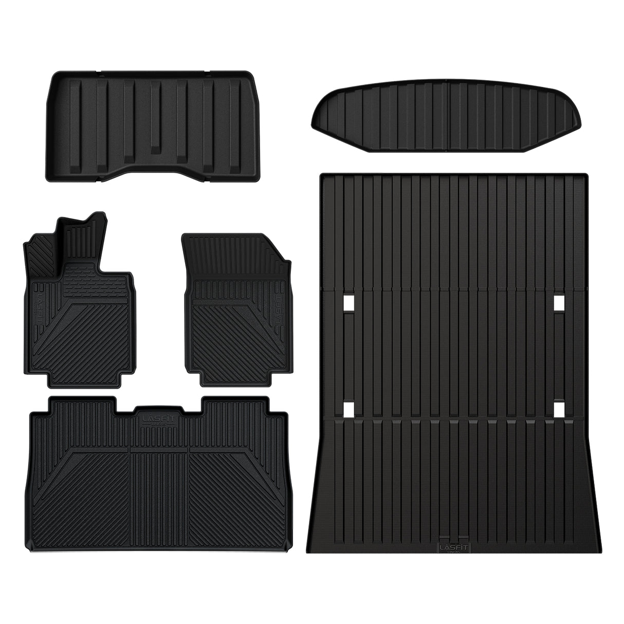 2023-2025 Tesla Cybertruck Custom Floor mat & Trunk well & Frunk Mat