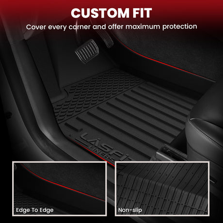 Custom Fit 2023-2025 Tesla Cybertruck Floor & Frunk & Trunk Well & Bed Mats