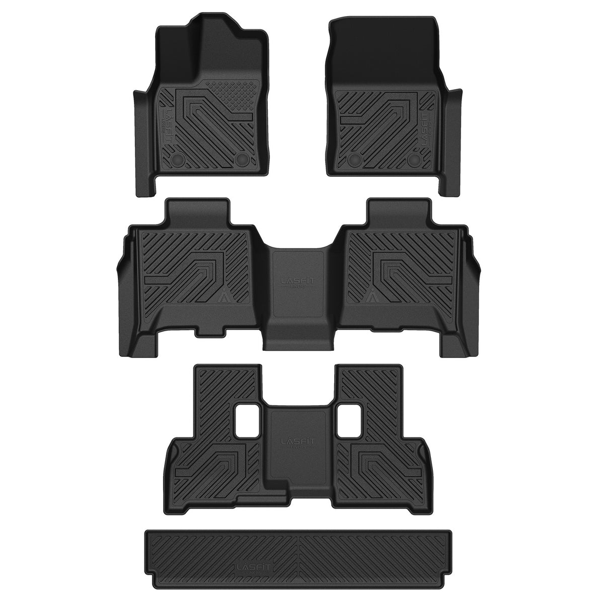Toyota Sequoia Floor Mats & Cargo Mat- Custom Fit, All-Weather, Eco ...