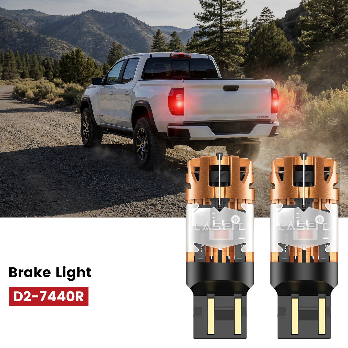 Lasfit 7440 led brake light fit for 2023-2026 GMC Canyon