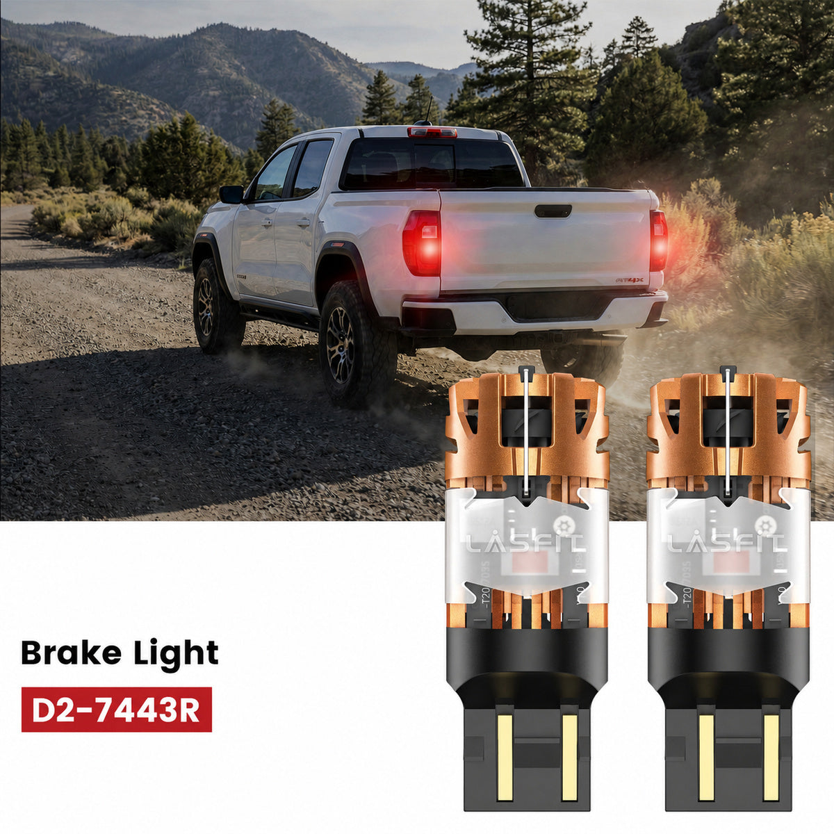 Lasfit 7440 led brake light fit for 2023-2026 GMC Canyon