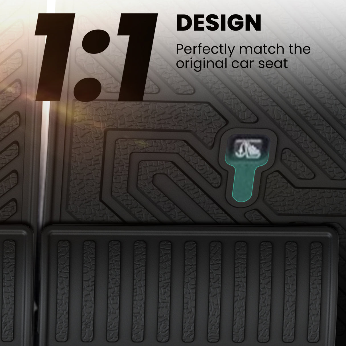 Fit for 2023-2026 Honda CR-V (Include FCEV & CRV Hybrid) Seatback Mat 1:1 Design