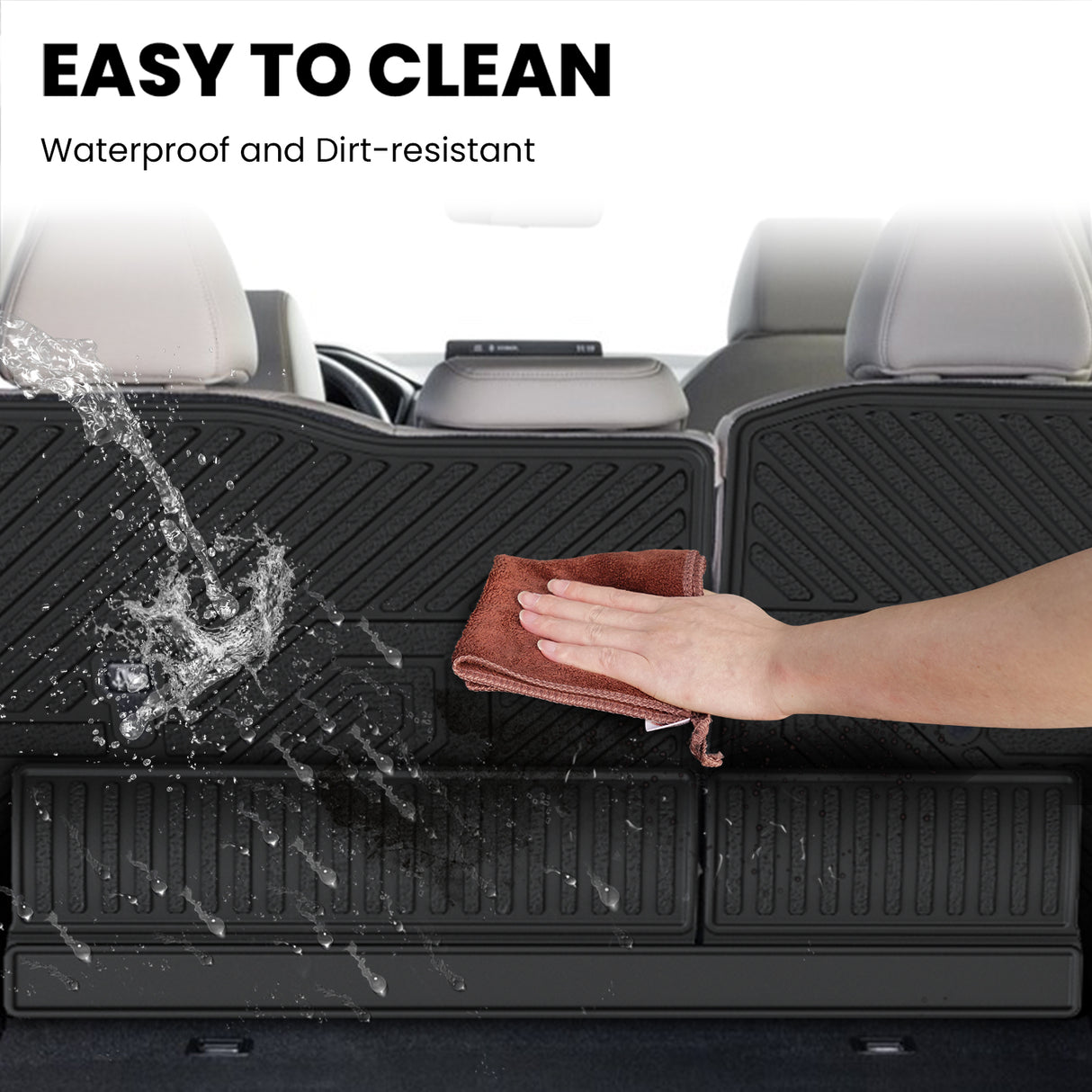Fit for 2023-2026 Honda CR-V (Include FCEV & CRV Hybrid) Seatback Mat Easy  to Clean