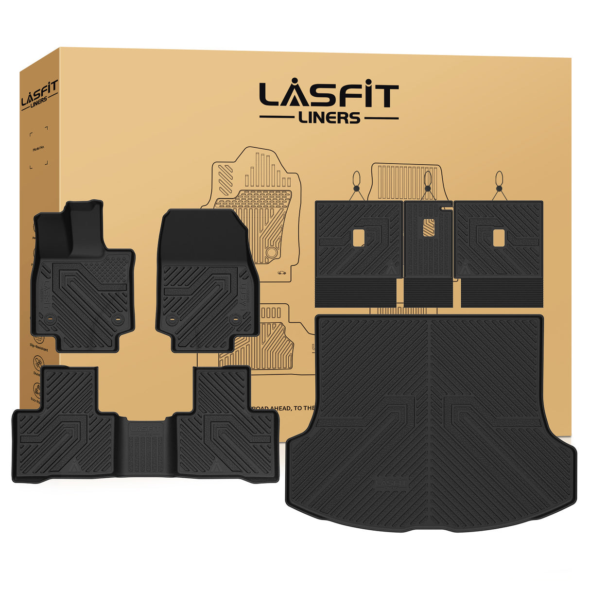 Fit for 2023-2026 Lexus RX TPE Floor Mats & Seatback & Cargo Mats