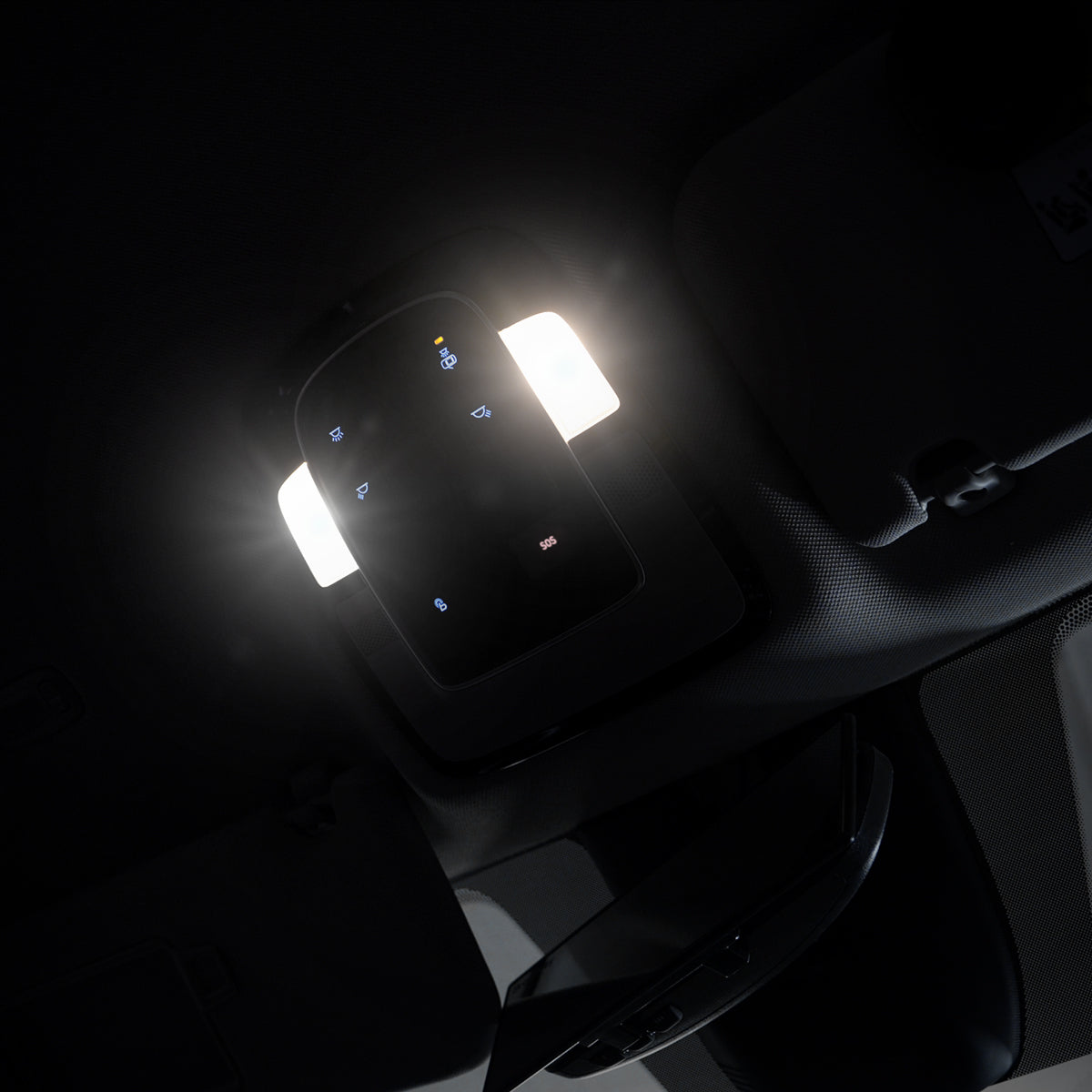 L-28MM led vanity mirror lights for 2023 Hyundai Santa Fe