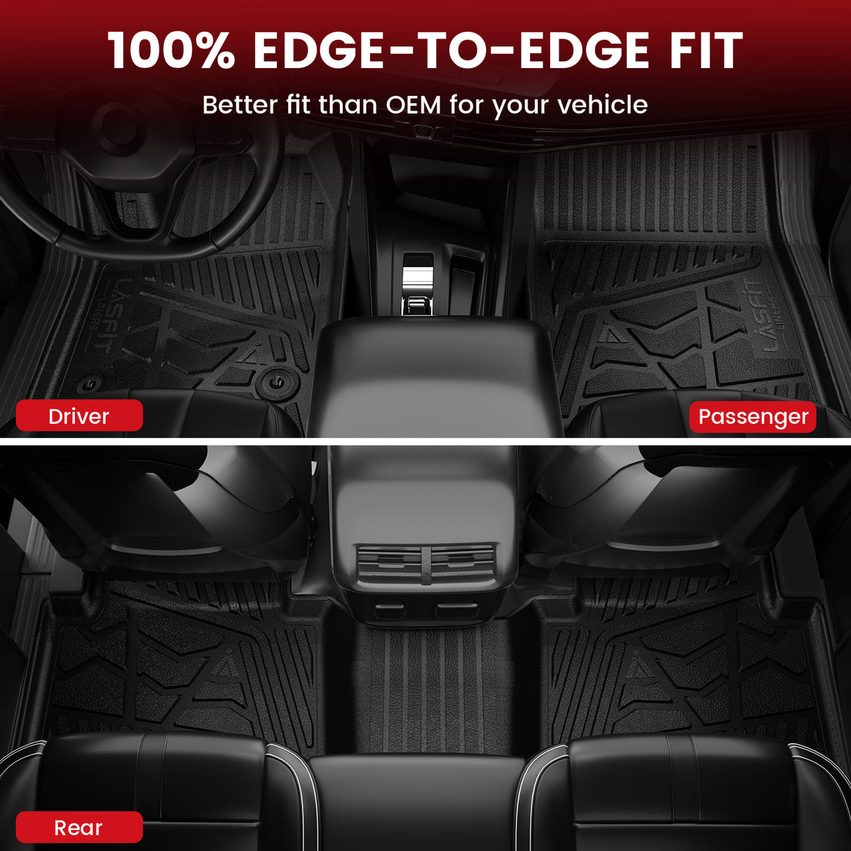 Fit for 2023-2026 GMC Canyon Floor Mats, Fit Carpet Floor Only