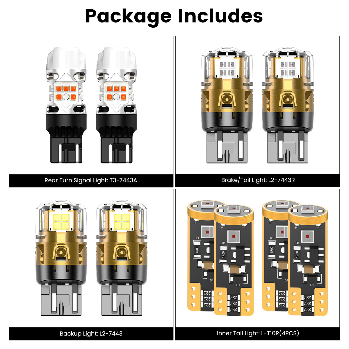 Lasfit combo package led bulbs for 2024-2025 Buick Encore GX Preferred