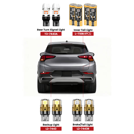 Lasfit led bulbs for 2024-2025 Buick Encore GX