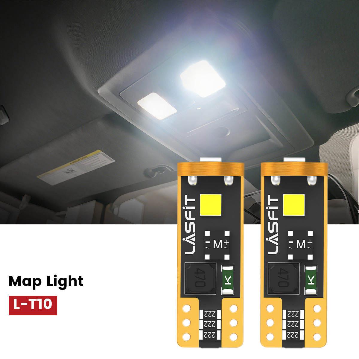 Lasfit 168 led map lights fit for 2024-2025 Chevrolet Trax