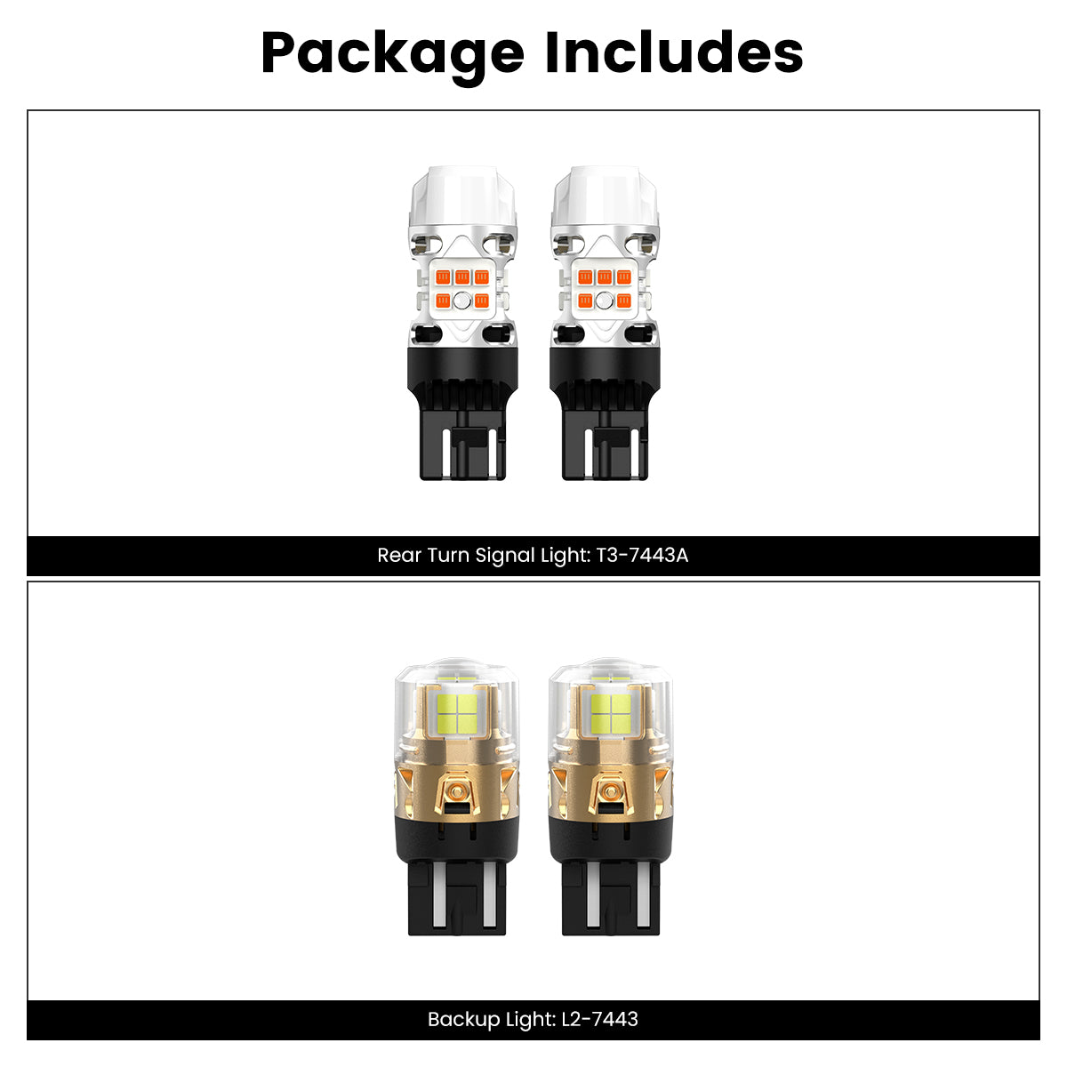 Lasfit combo package led bulbs for 2024-2025 Ford Ranger Lariat