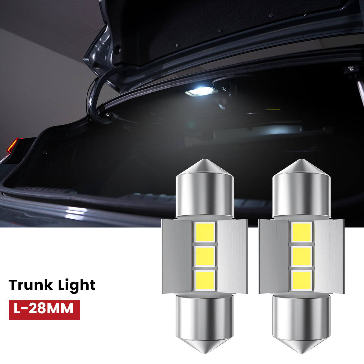 Lasfit L-28MM led trunk lights fit for 2024-2025 Hyundai Elantra