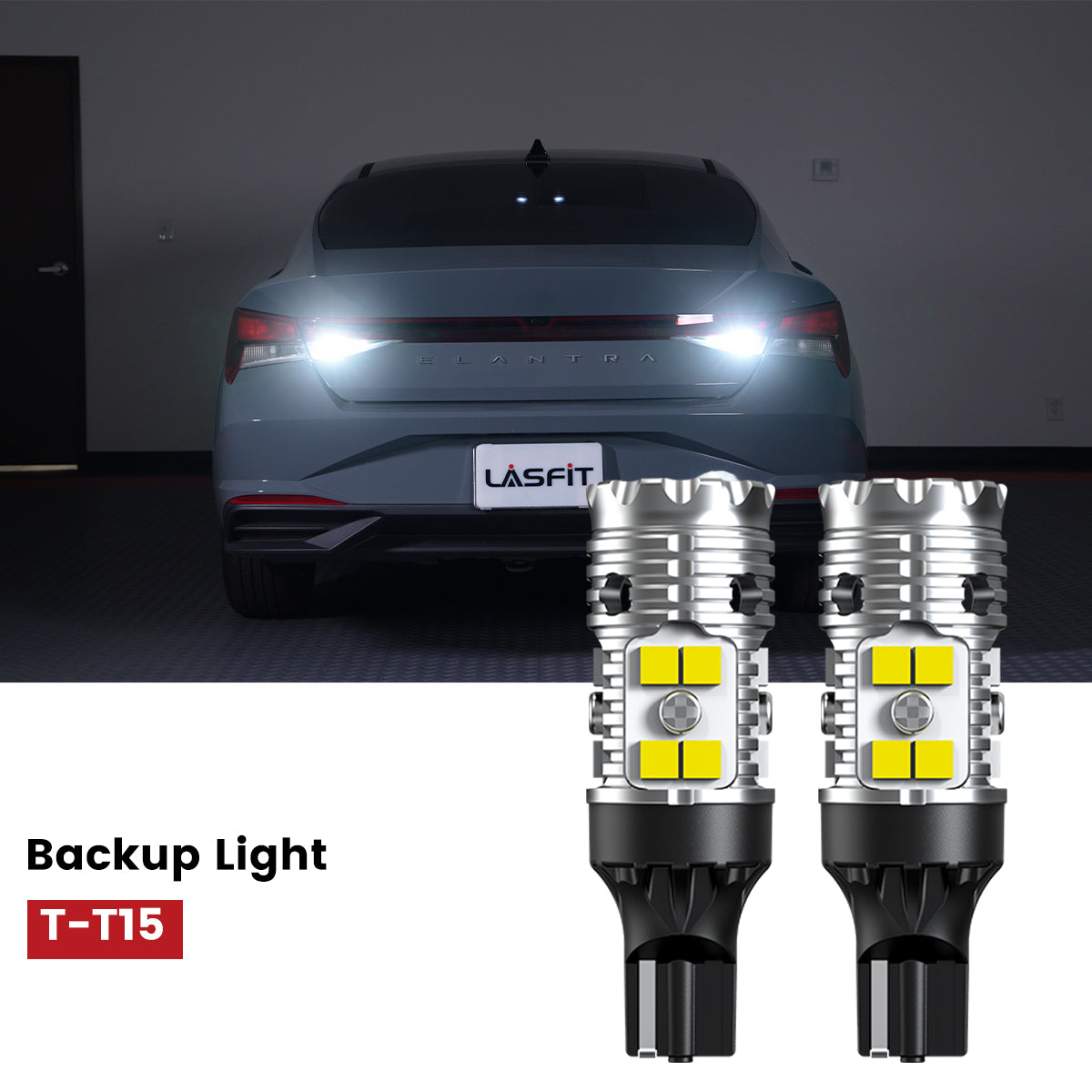 Lasfit 921 led backup lights fit for 2024-2025 Hyundai Elantra
