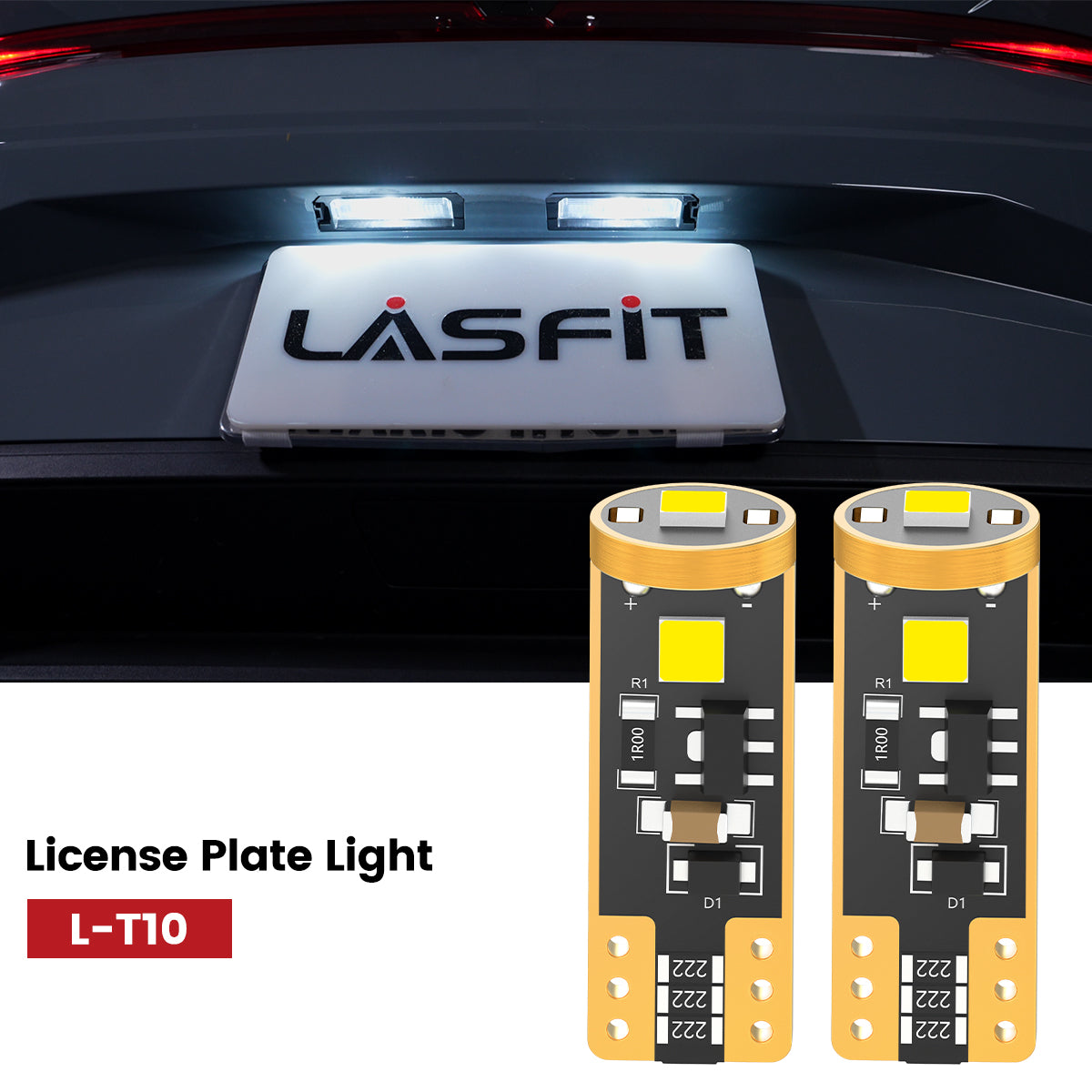 Lasfit 168 led license plate light fit for 2024-2025 Subaru CrossTrek
