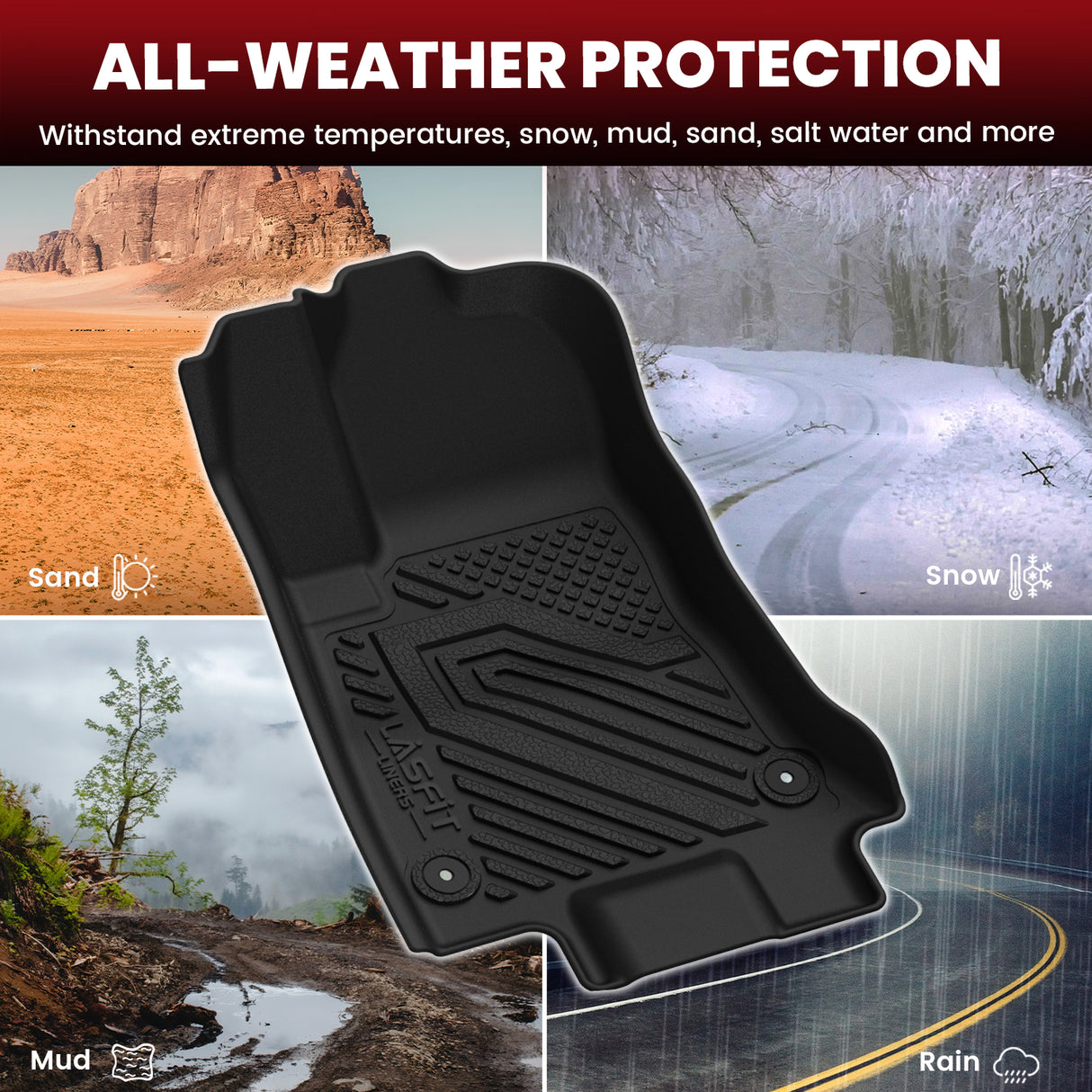 2024-2025 Dodge Charger Daytona Floor Mats All Weather