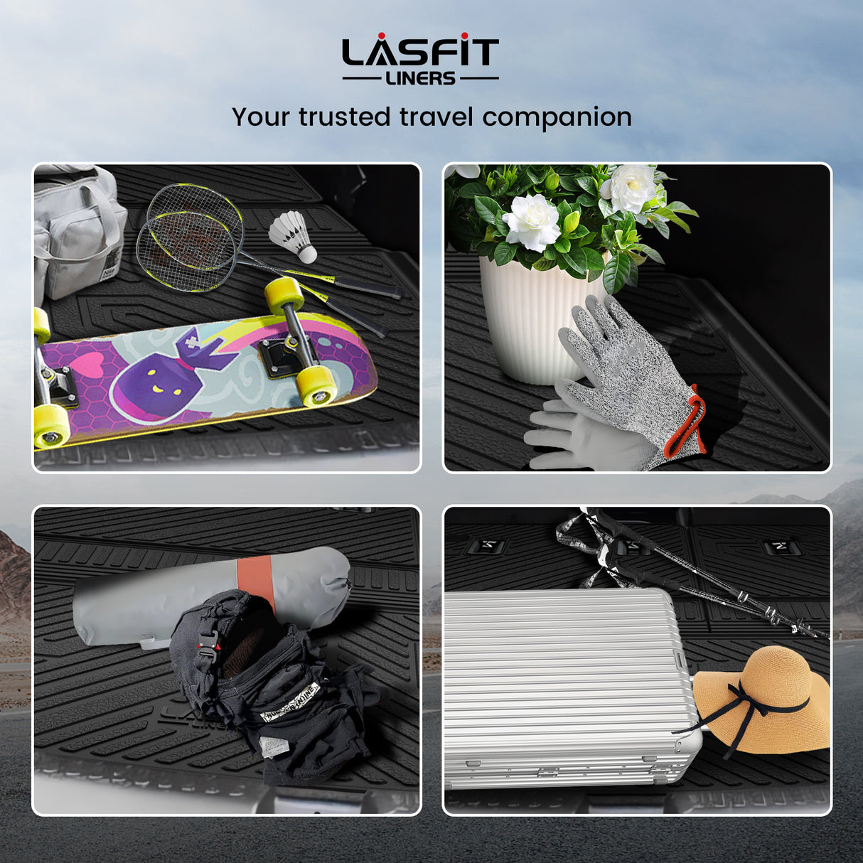 2024-2025 GMC Acadia Cargo & Seatback Mats Using