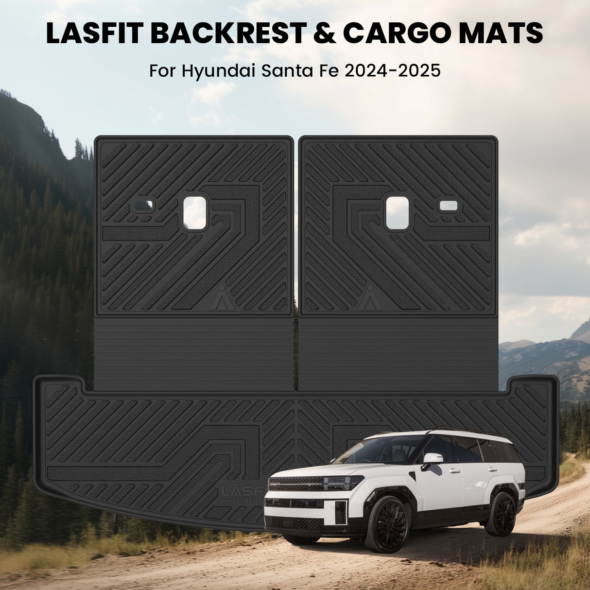 2024-2025 Hyundai Santa Fe Backseat Cargo Mat 3