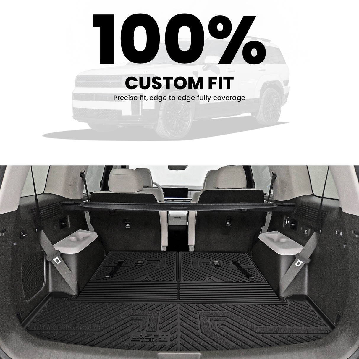 2024-2025 Hyundai Santa Fe Backseat Cargo Mat Custom