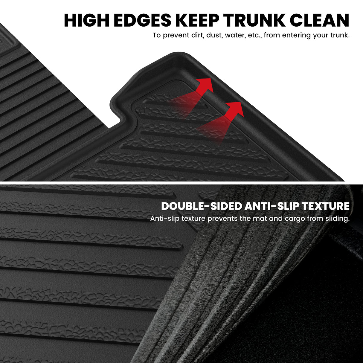 2024-2025 Hyundai Santa Fe Backseat Cargo Mat Design