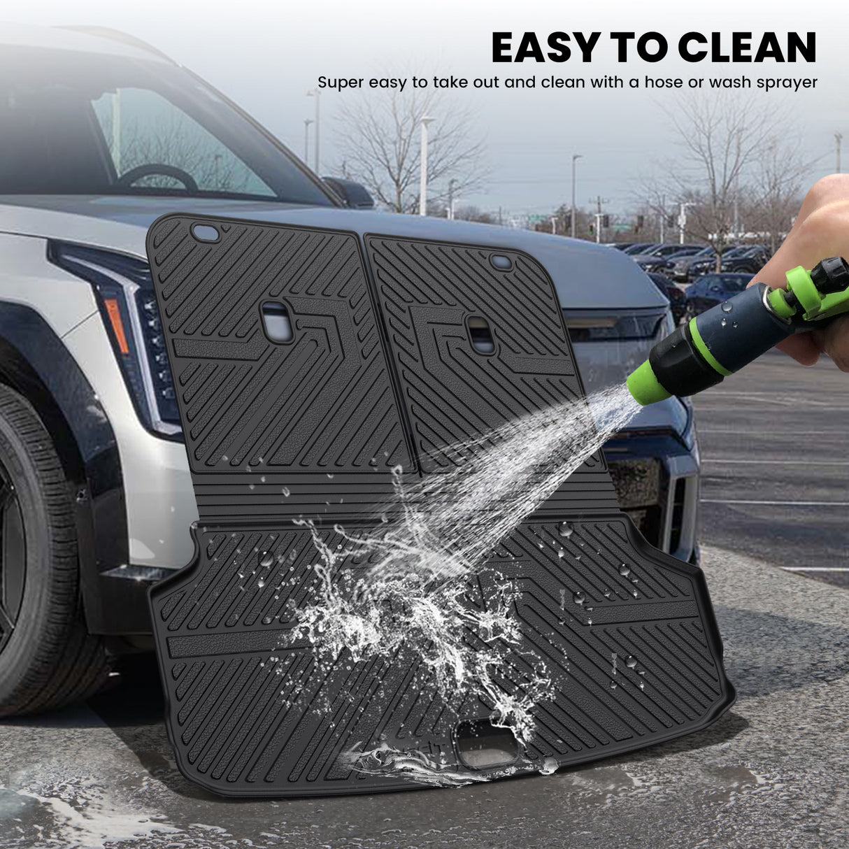 Fit for 2024-2026 Kia EV9 Floor Mats or Seatback & Cargo Mat