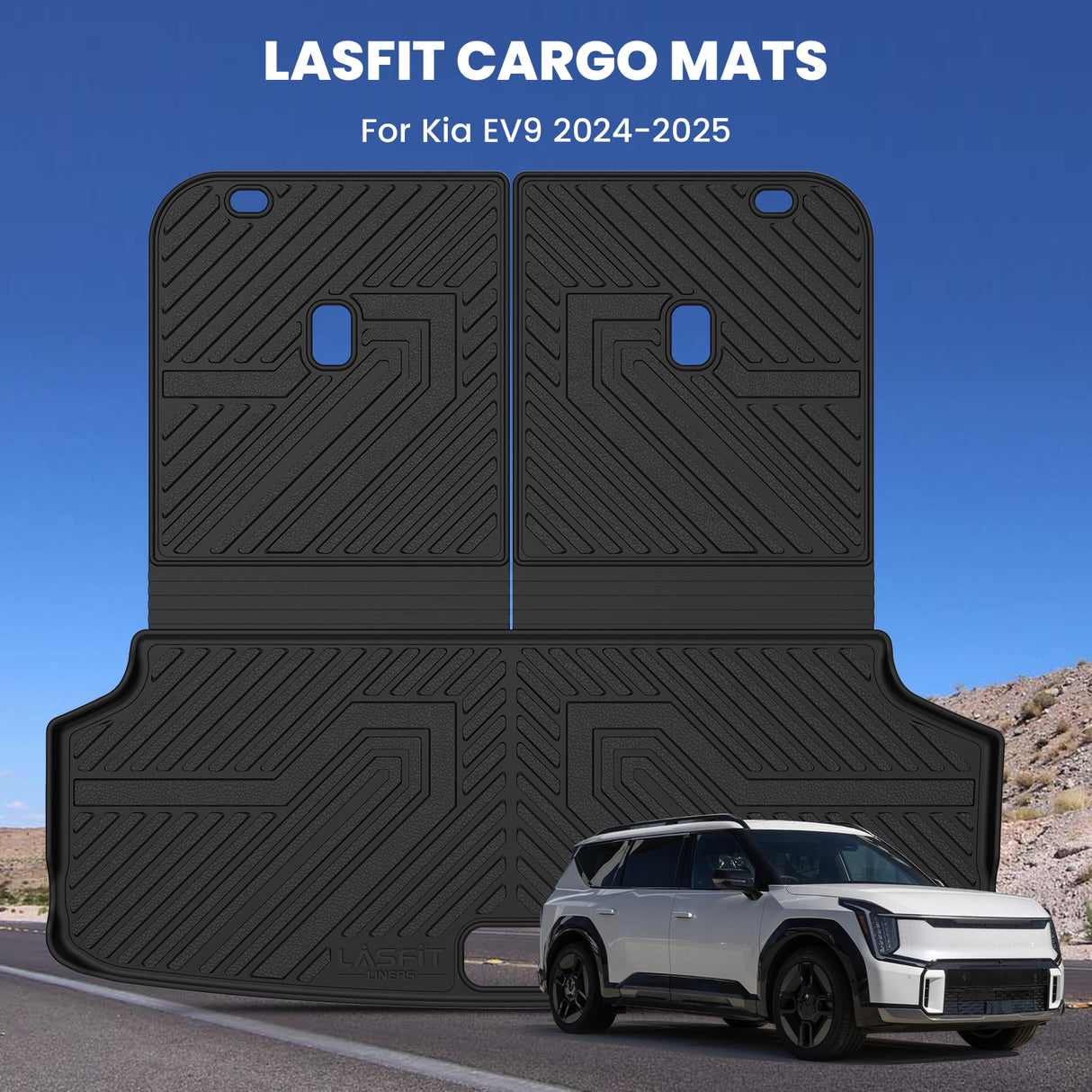 Fit for 2024-2026 Kia EV9 Floor Mats or Seatback & Cargo Mat