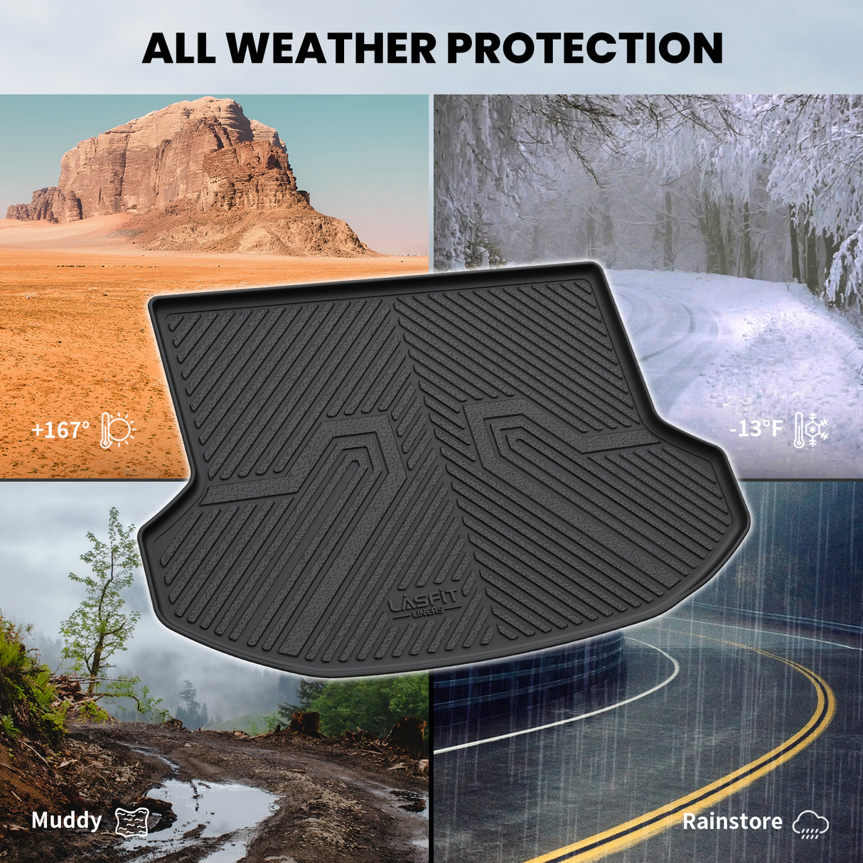 2024-2025 Kia Seltos Cargo Mat All Weather