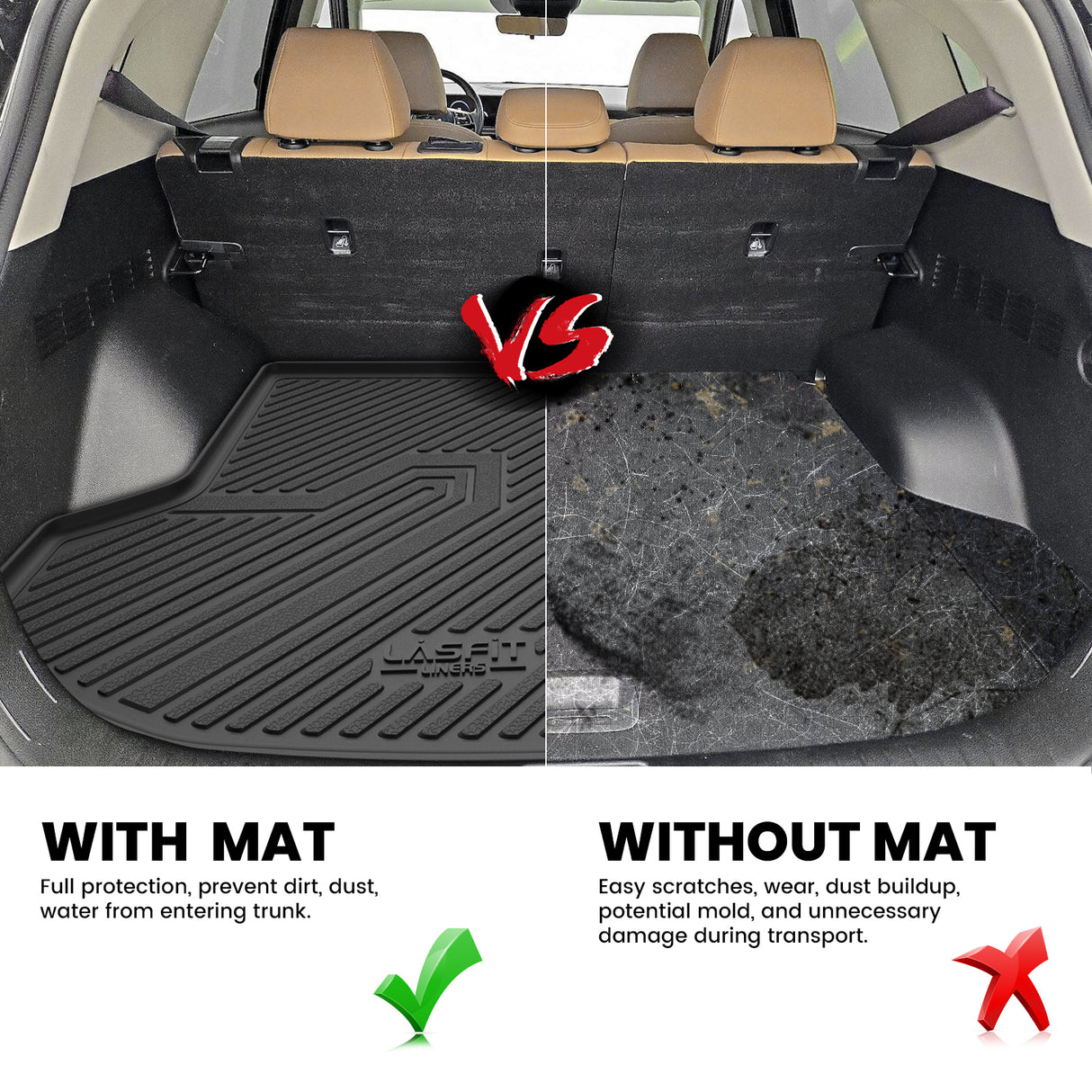 2024-2025 Kia Seltos Cargo Mat Contrast