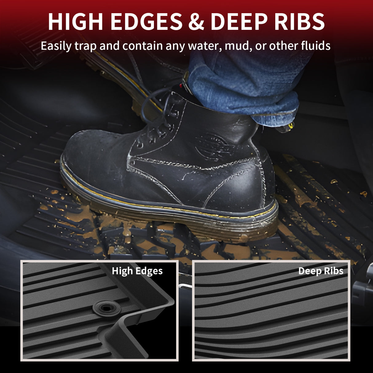 2024-2025 Toyota Grand Highlander Floor Mats Deep