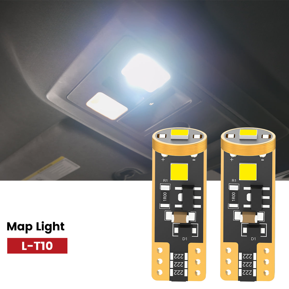 Lasfit 168 led map lights fit for 2024-2026 Chevrolet Trailblazer