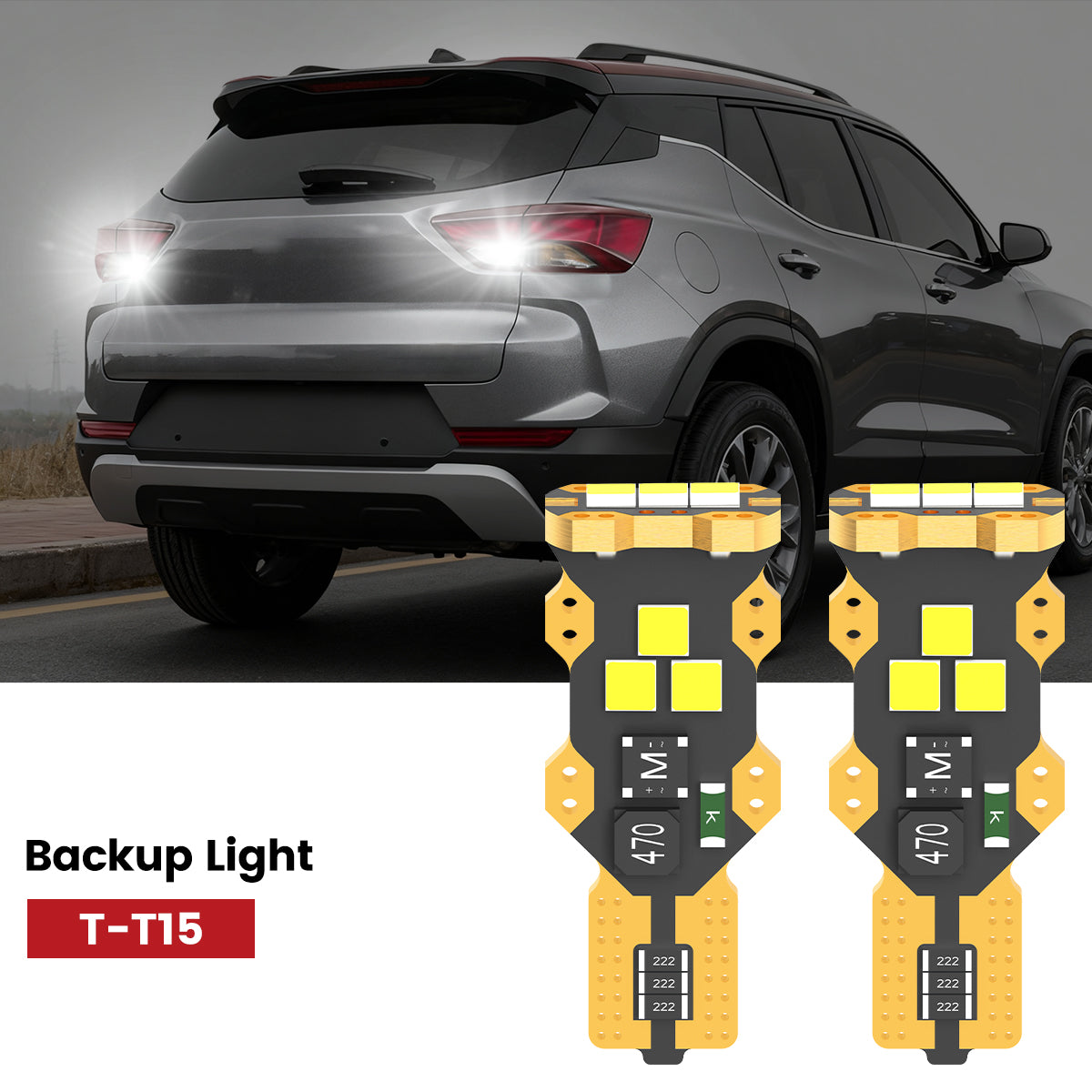 Lasfit 921 led backup lights fit for 2024-2026 Chevrolet Trailblazer