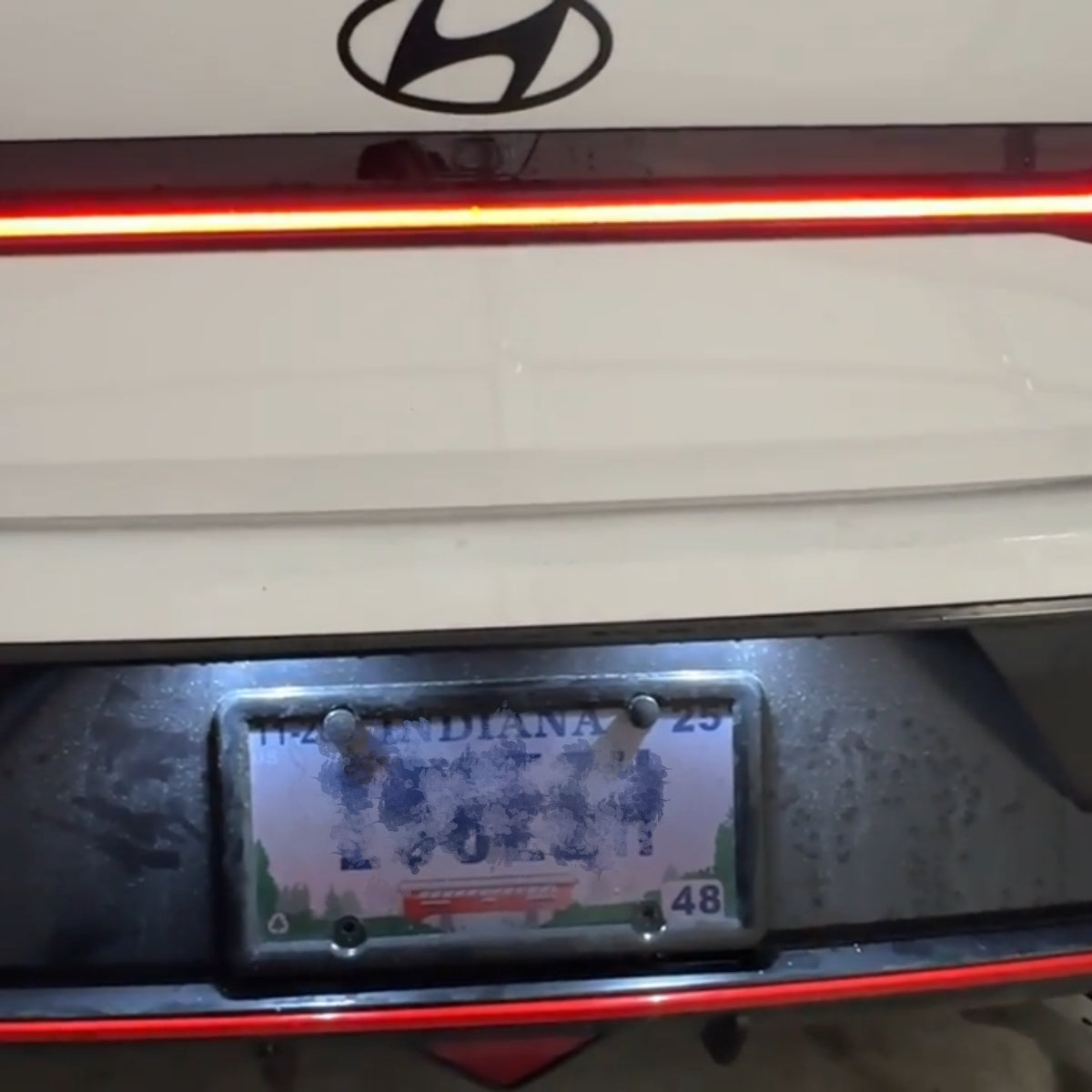 lasfit 168 led license plate lights for 2024-2026 hyundai elantra N
