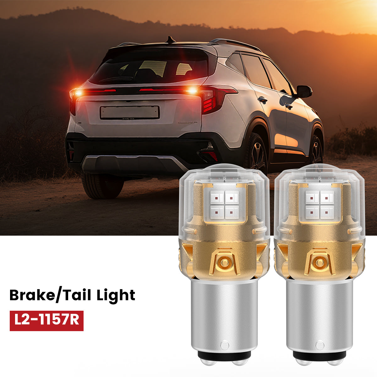 Lasfit 1157 led brake/tail lights fit for 2024-2026 Kia Seltos