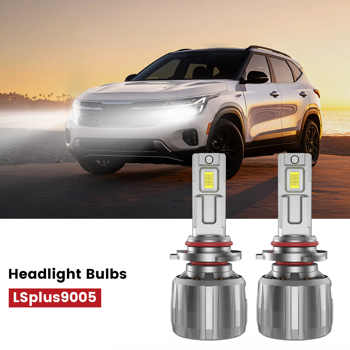 Lasfit 9005 led headlight bulbs fit for 2024-2026 Kia Seltos