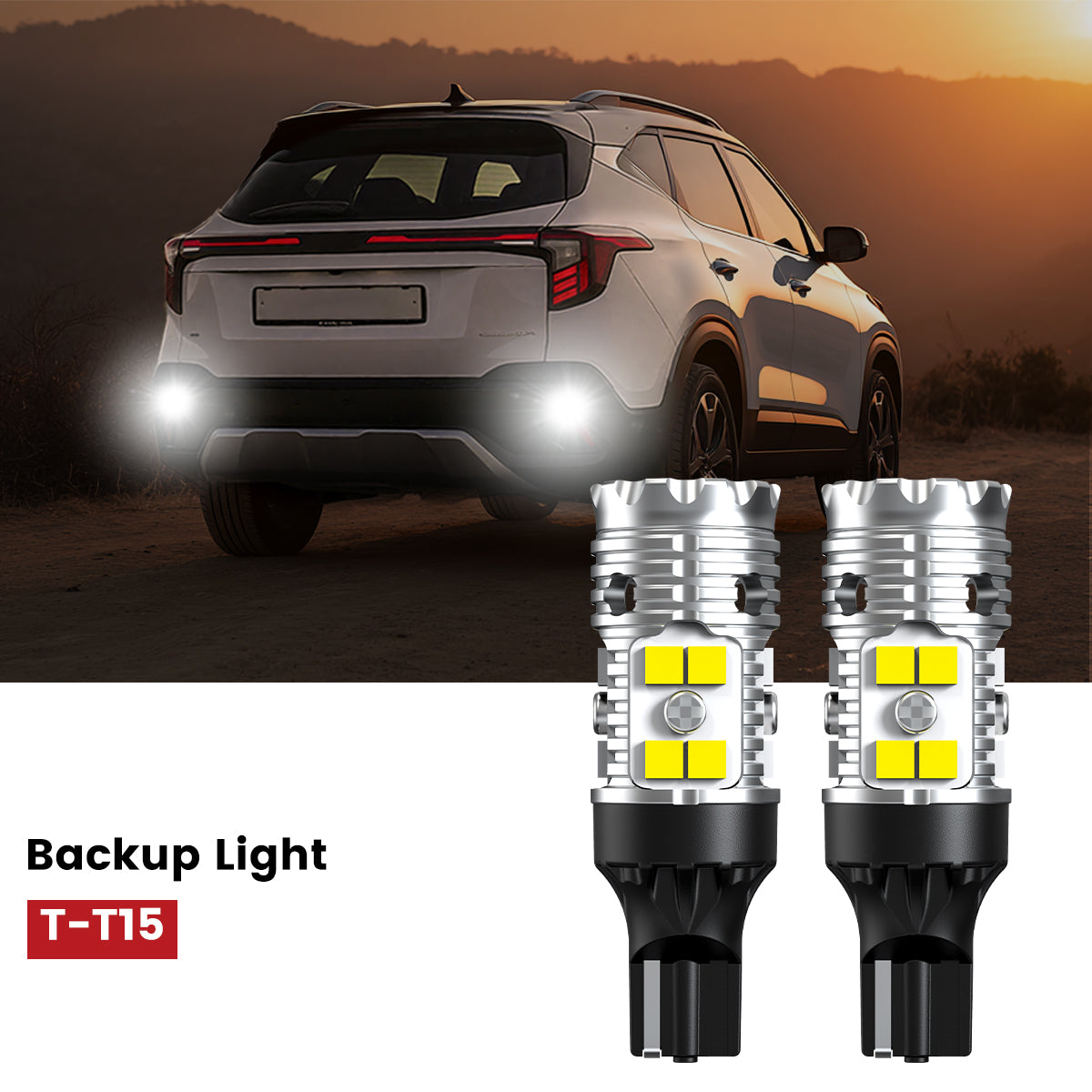 Lasfit 921 led backup lights fit for 2024-2026 Kia Seltos