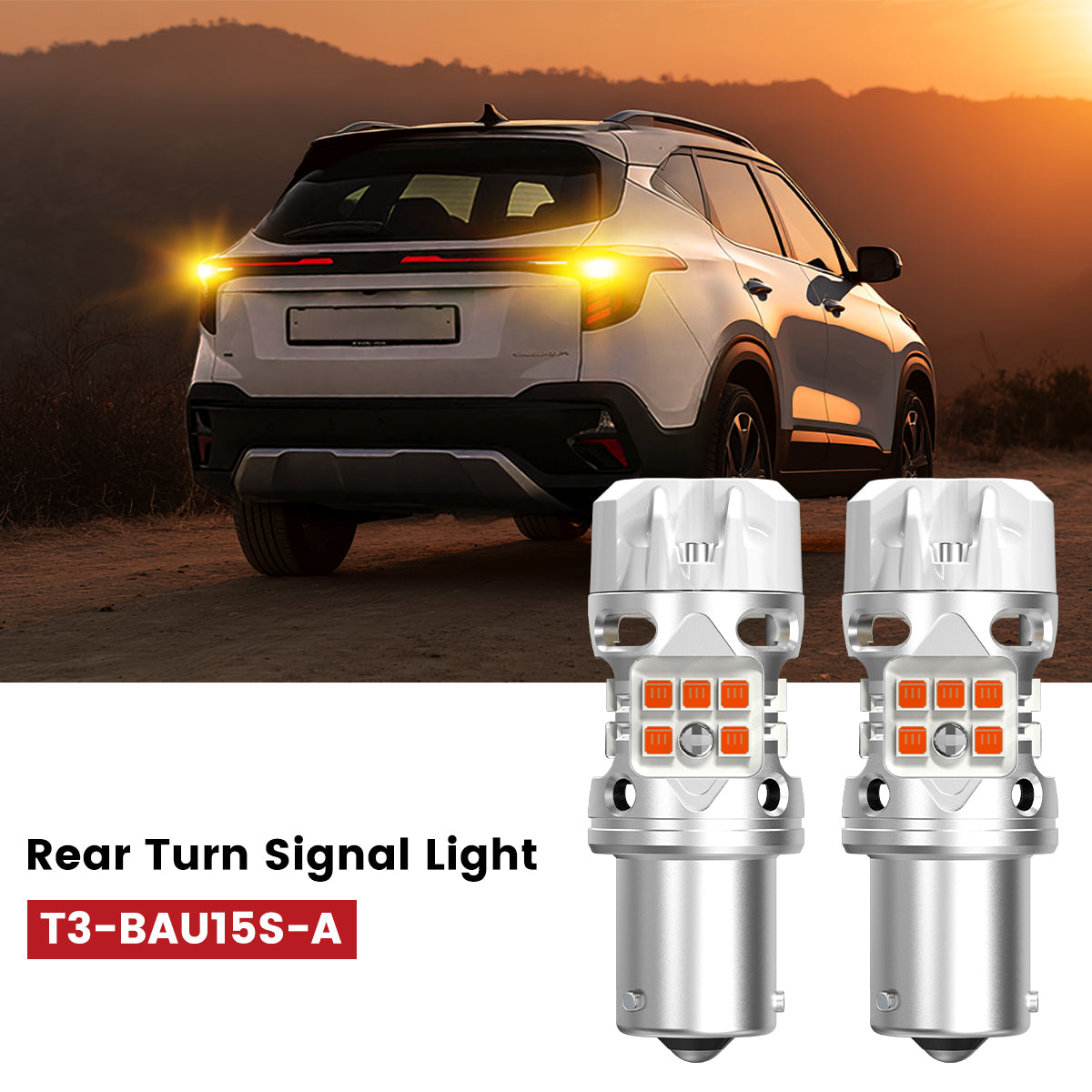 Lasfit py21w led rear turn signal lights fit for 2024-2026 Kia Seltos