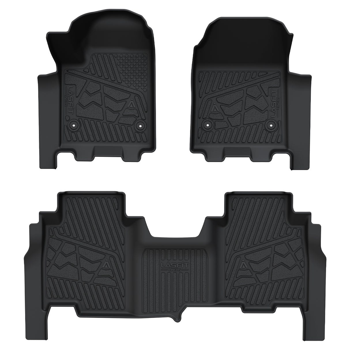 Fit for 2024-2026 GMC Sierra EV Floor Mats, Fit With Multi-Flex Midgate