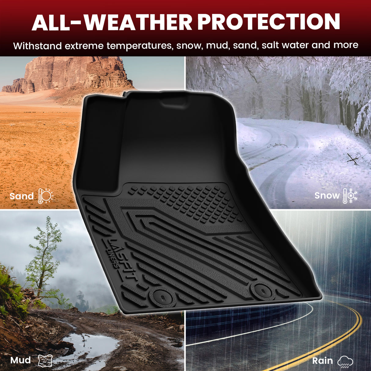 2024-2026 Hyundai Kona Floor Mats All Weather