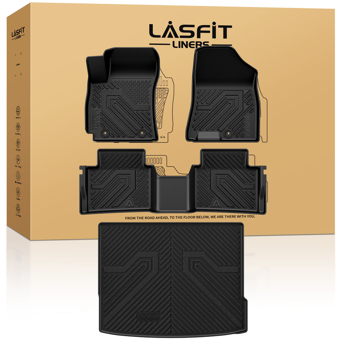 Fit for 2024-2026 Hyundai Kona Floor Mats or Seatback & Cargo Mat