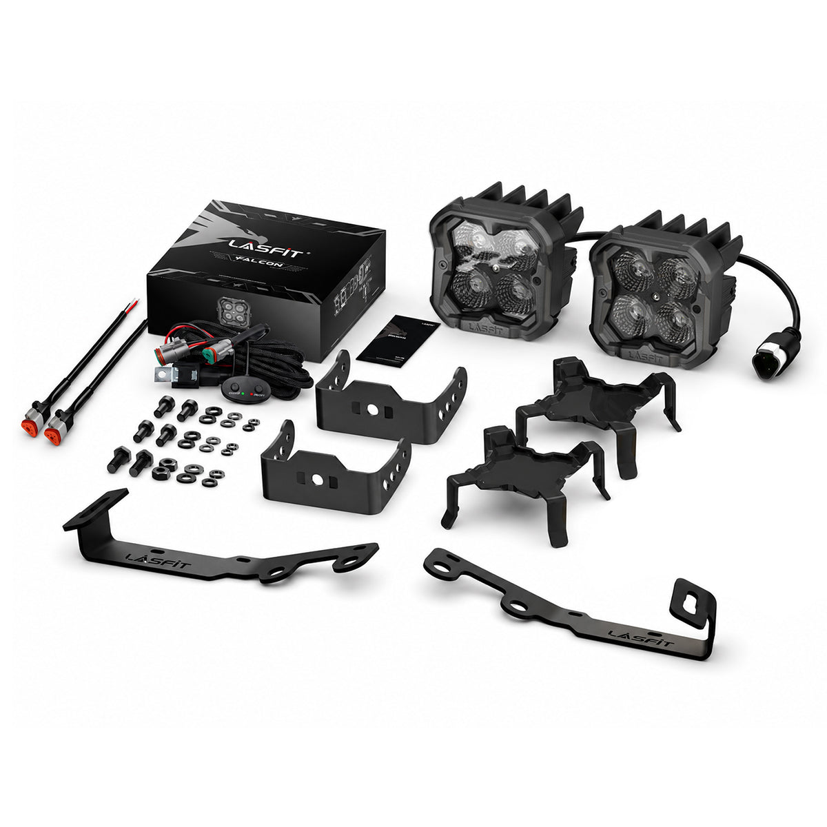 2024-2026 toyota tacoma 3 inch white flood ditch light package