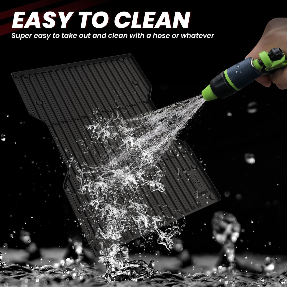 Fit for 2024-2026 Toyota Tacoma 5FT or 6FT Heavy Duty Truck Bed Mat or Tailgate Mat