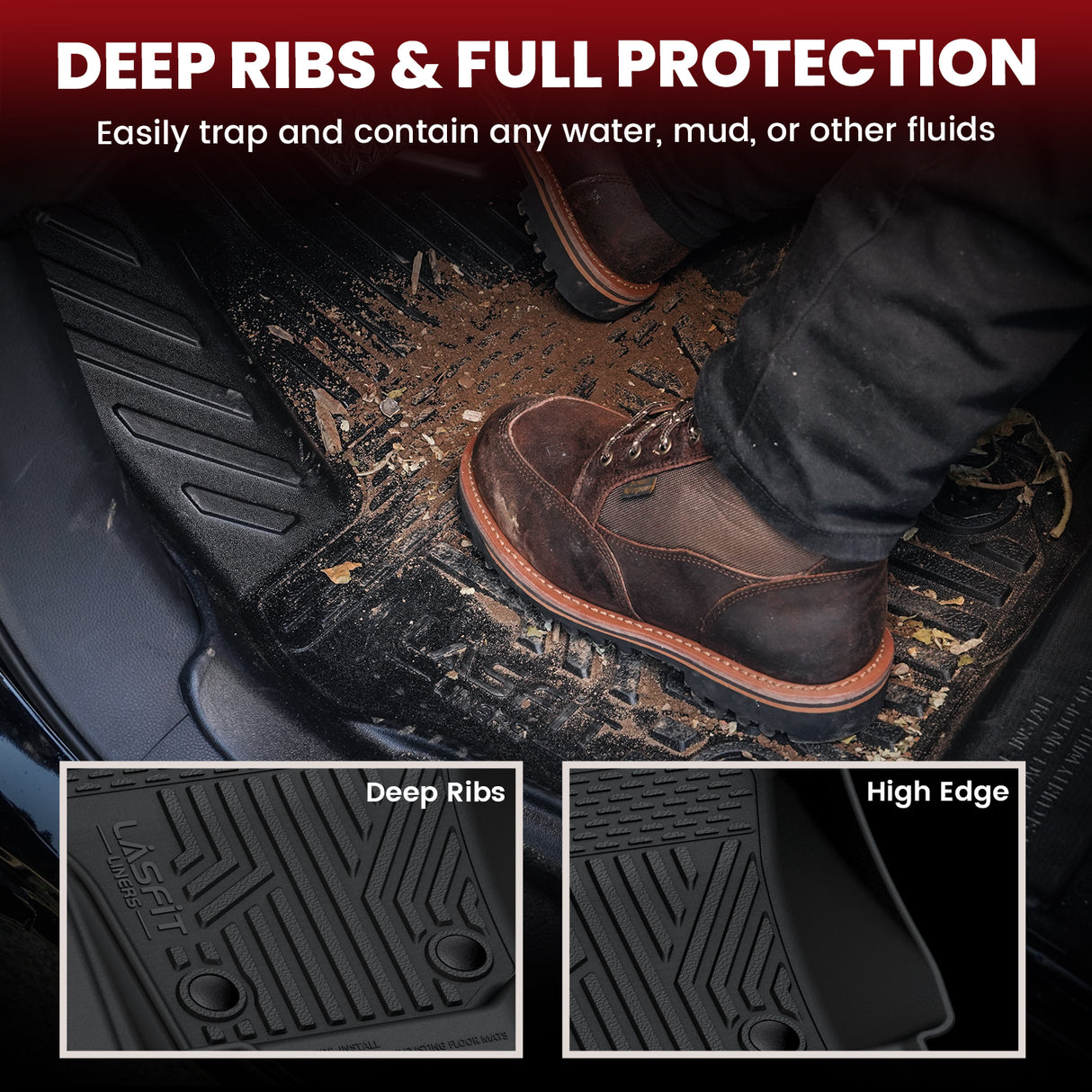 2024-2026 Toyota Tacoma Floor Mats Deep