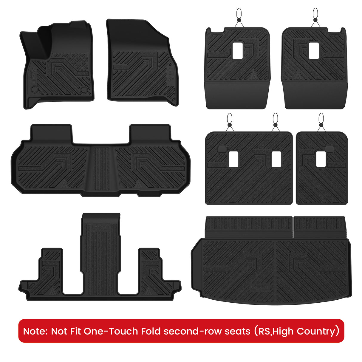 Fit for 2024-2027 Chevrolet Traverse Floor Mats or 3rd Row Seatback & Cargo Mats