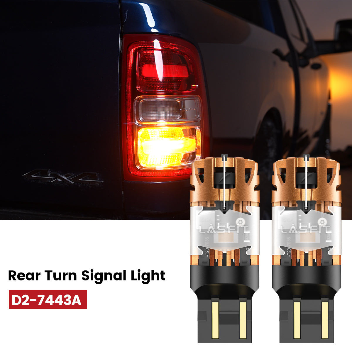 2024 Ram 2500 7443 led rear turn signal light