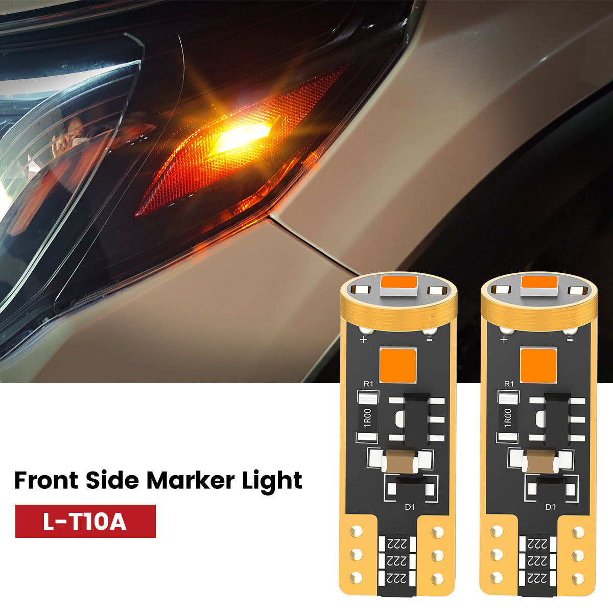 Lasfit 168 led front side marker light fit for 2025-2026 Subaru Forester