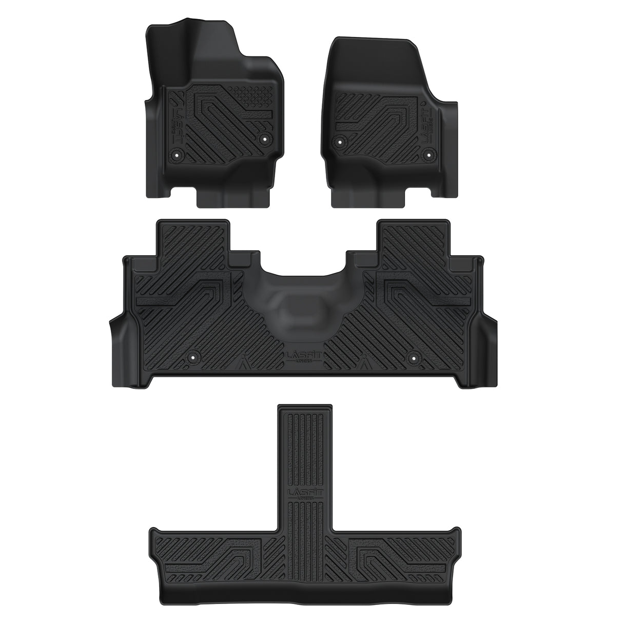 2025-2026 Ford Expedition Max 8 Seats Floor Mats