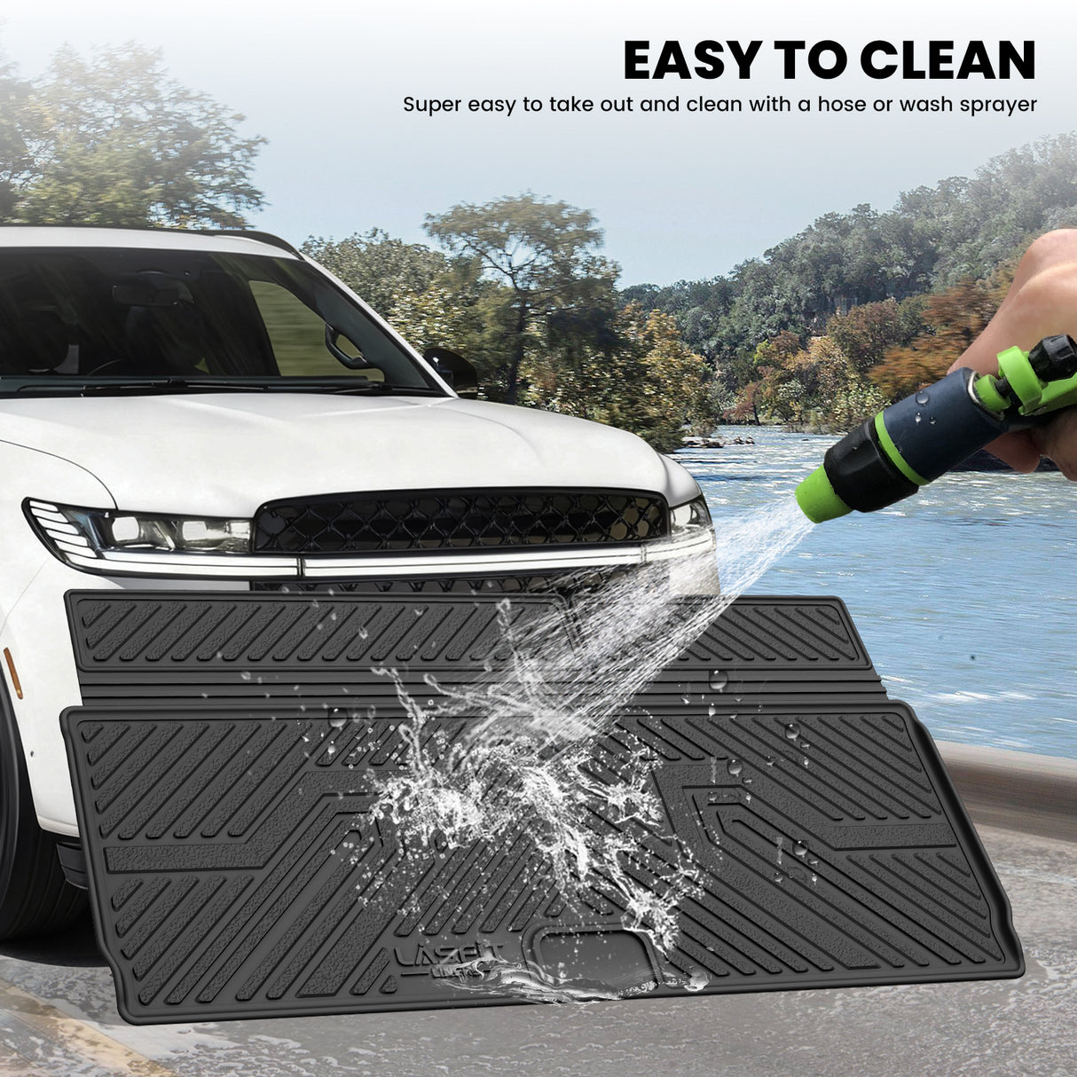 2025-2026 Ford Expedition Standard Seatback & Cargo Mats, Easy to Clean